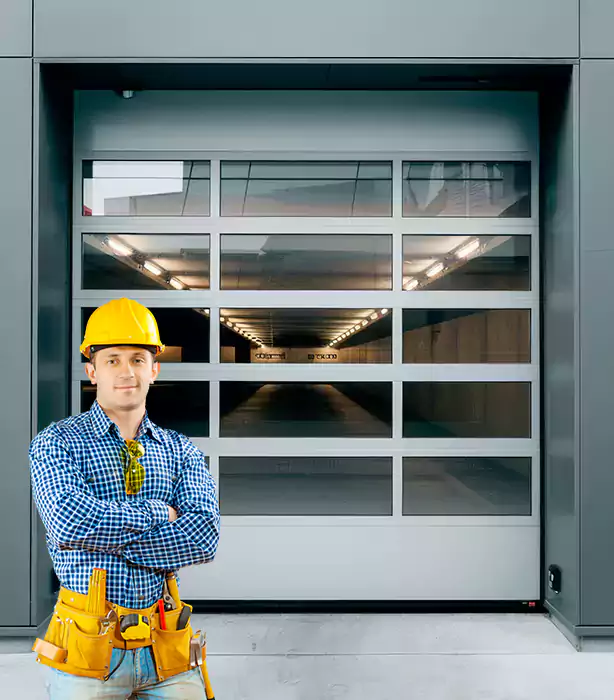 Glass Roll Up Garage Door Homestead
