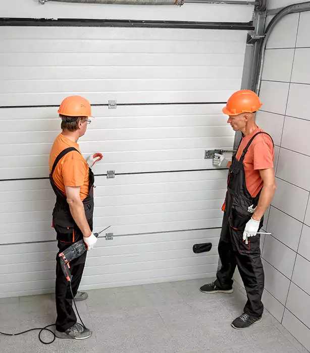 Insulated Roll Up Garage Door Homestead