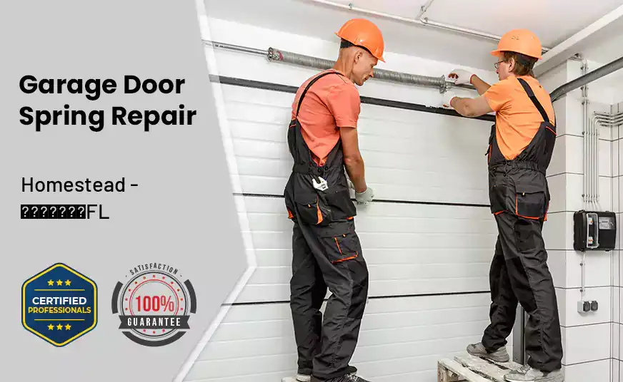 Garage Door Spring Repair Homestead - FL 