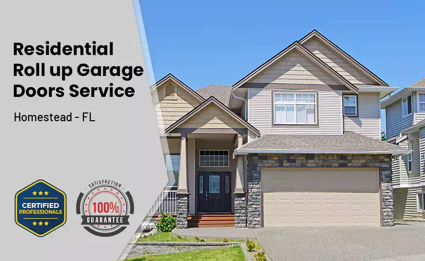Residential Roll Up Garage Door Homestead - FL 
