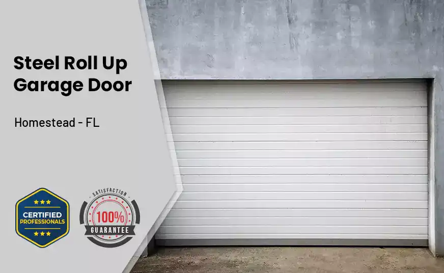 steel roll up garage door Homestead - FL 