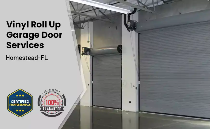 Vinyl Roll Up Garage Doors Homestead-FL 